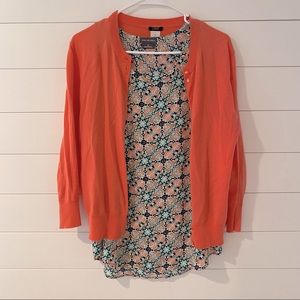 Van Heusen tank with J. Crew Sweater